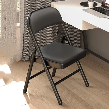 Обеденные стулья в скандинавском стиле для гостиной, Мобильные Складные Кухонные Уличные стулья для ожидания, Эргономичная мебель для сада