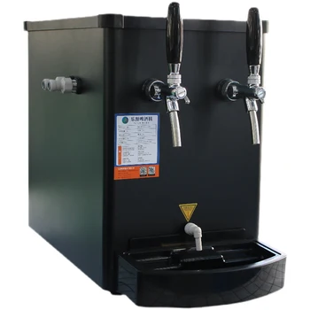 Настольный охладитель воды 40л/ч, двухсторонняя пивная машина, пивоваренное оборудование для быстрого охлаждения коммерческой настольной машины