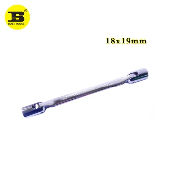 Двойной гибкий торцевой ключ BOSI 18-19 мм, китайский бренд top ten