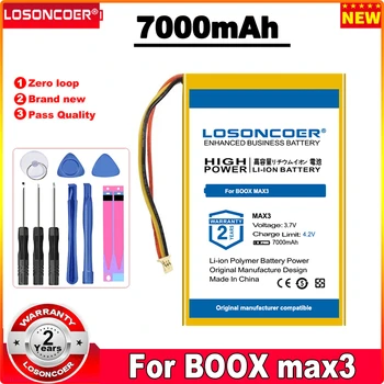 Новый аккумулятор LOSONCOER емкостью 7000 мАч для BOOX MAX3