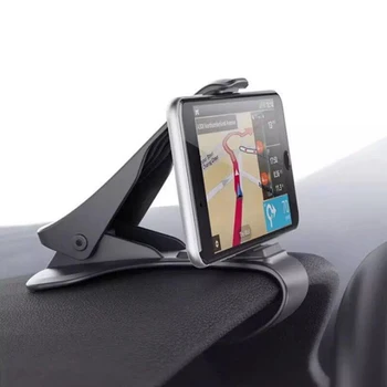 Универсальный автомобильный держатель для телефона на приборной панели, легкая подставка с зажимом, кронштейн для дисплея GPS, поддержка автомобильного держателя