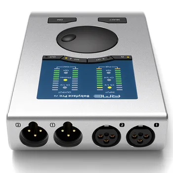 Готовая звуковая карта RME Babyface Pro FS с USB аудиоинтерфейсом декодирует, записывает, аранжирует песни, композиции, детские лица