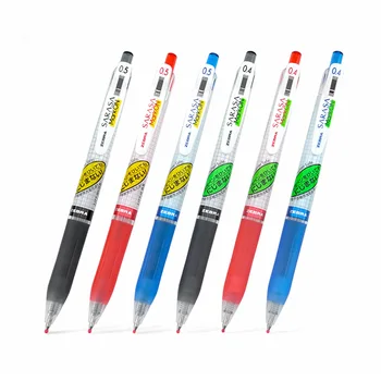 Гелевая ручка Zebra JJ77 0,4 мм, 0,5 мм, черные синие, красные Чернильные ручки для письма, Офисные школьные письменные принадлежности, японские канцелярские принадлежности Kawaii