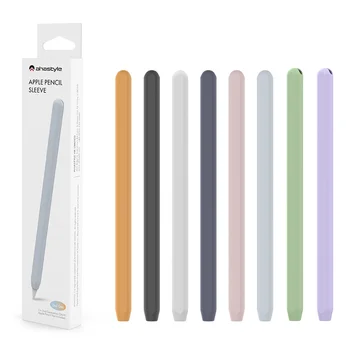 Силиконовый защитный кожух для Apple Pencil, 2-я защитная оболочка для планшета Touch Pen, Аксессуары для iPad Apple Pencil