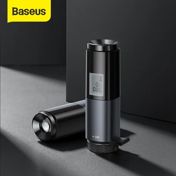 Baseus Автоматический тестер алкоголя со светодиодным дисплеем, портативный USB перезаряжаемый алкотестер, инструменты для проверки алкоголя