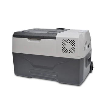 Для путешествий на открытом воздухе 30Л AC DC мини портативный компрессор автомобильный холодильник с ручкой и горкой