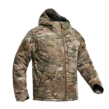Зимняя Мужская Военная Камуфляжная Флисовая куртка с хлопковой подкладкой, Армейская тактическая одежда, Мультикамерные Мужские Камуфляжные ветровки