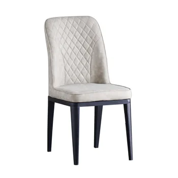 Белый кожаный мягкий трон для гостиной; Одноместный стул в скандинавском Стиле; Роскошный обеденный стул; Простой комод; Мебель для гостиной