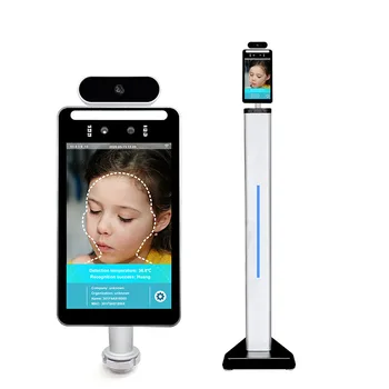 Готовый к отправке 8-дюймовый ЖК-экран KingSun Smart Pass С Функцией Распознавания лиц, Биометрический Киоск для измерения температуры