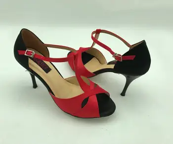 Удобная и модная обувь для танцев Аргентинское танго, обувь для вечеринок, свадебные туфли, аргентинская кожаная подошва T6226BR