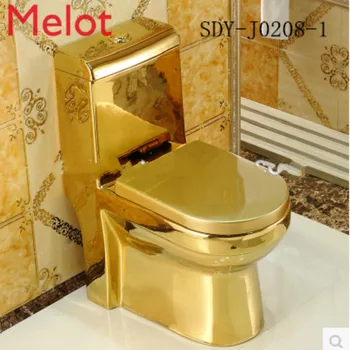 золотой керамический цветной роскошный унитаз для унитаза золотого цвета для продажи