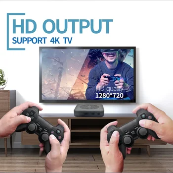 Wi-Fi Игровая консоль с поддержкой HDMI Выхода, ретро Игровая консоль, Встроенные 3000 + Игр, 100 3D Игр Для PS1/PSP