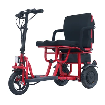 2021 Складной Легкий Электрический Самокат-Трехколесный велосипед 48 В 350 Вт 10-дюймовый мини-трехколесный велосипед для пожилых людей с ограниченными возможностями