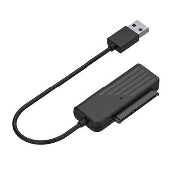 Адаптер SATA к USB 3.0, кабель USB3.0 к SATA Easy Drive Поддерживает высокоскоростную передачу данных 5 Гбит/с для 2,5-дюймового жесткого диска