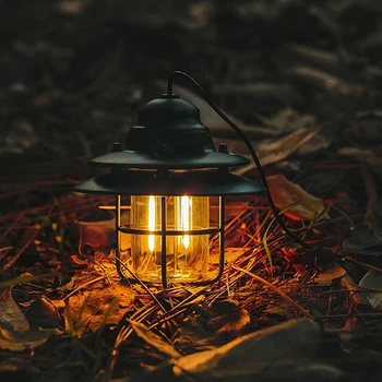 Яркий светодиодный мини-фонарь для кемпинга, перезаряжаемые уличные подвесные фонари для палатки, легкий фонарь на батарейках для украшения двора