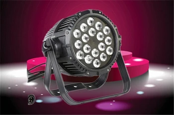 8 штук 18x15 Вт rgbwa светодиодное освещение ip65 led par64 rgbwa 5в1 dmx LED par наружный водонепроницаемый светодиодный светильник