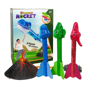 Летающая игрушка с подушечкой, летающие стержни, запуск ног, спортивная игрушка для мальчиков, летающий динозавр