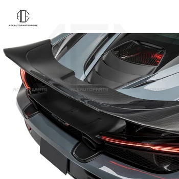 Высококачественное заднее крыло из углеродного волокна, пригодное для McLaren 720S V Style, задние спойлеры, крыло, автомобильные Хвосты, запчасти 2017-2020