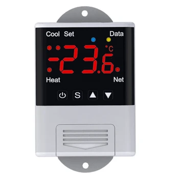 Беспроводной Wifi Регулятор температуры Термостат AC110-220V DTC1201 NTC Датчик Цифровой дисплей Приложение Управление для Умного дома