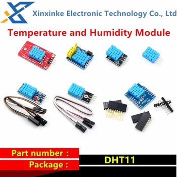 Модуль температуры и влажности DHT11 Мини-цифровые сенсорные модули с проводом Dupont
