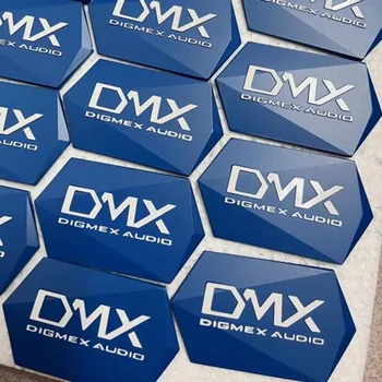 Универсальный DMX Металлический Знак Вывески С Логотипом OEM Nameplate Для Аудиоусилителя Динамик Громкоговоритель Рожок 70*40 мм