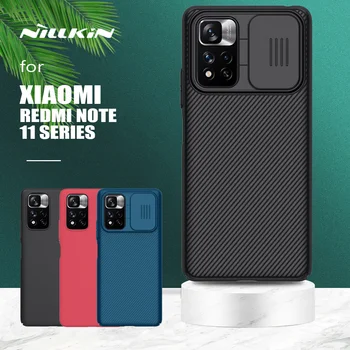 для Xiaomi Redmi Note 11 12 Pro Plus 11S 5G Глобальный Чехол Nillkin Camshield Slide Чехол для камеры Матовый Экран для Poco M4 Pro 4G 5G