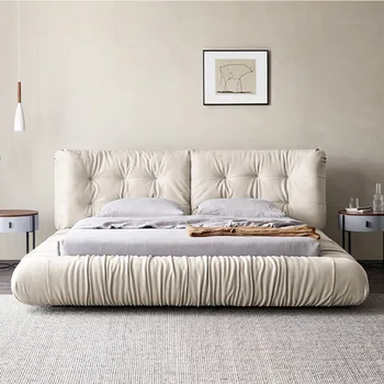 Простая современная технологичная ткань, тихий ветерок, Легкая Роскошная кровать, Главная кровать