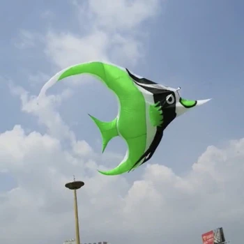 бесплатная доставка рыбы воздушных змеев мягкие воздушные змеи для взрослых парашют кайт воздушных змеев строку летающий симулятор Индонезии кайт багги кайт линии
