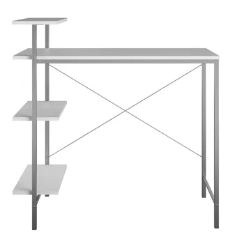 Боковой стол для хранения вещей - Белый Стол для ноутбука, Компьютерный стол, Офисная мебель