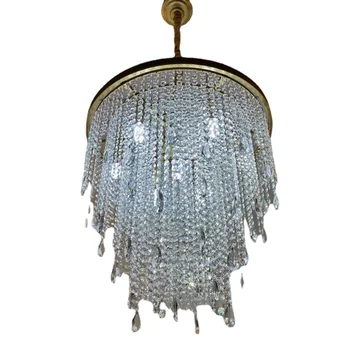 Американская хрустальная люстра в гостиной, роскошное декоративное освещение, chandelierCD