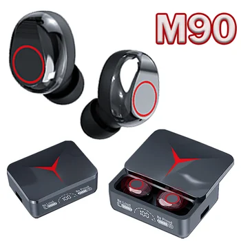 M90 Раздвижная крышка Bluetooth5.3 Наушники IPX5 Наушники с низкой задержкой Цифровое Сенсорное Шумоподавление Беспроводные наушники Bluetooth