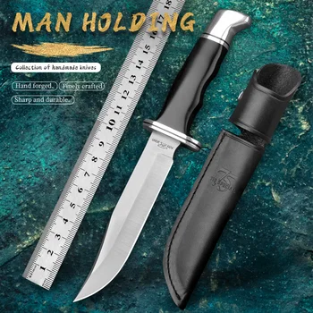 Мини-прямой нож для кемпинга, охоты, рыбалки, дайвинга, уличного ножа, фиксированного ножа, ручного ножа, подарка для мужчин, EDC инструмента