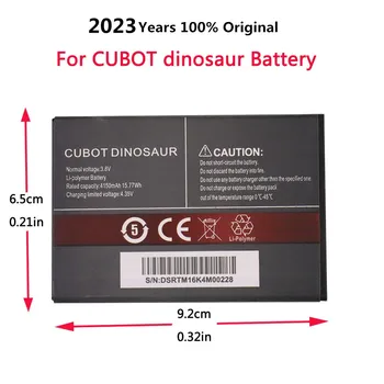 2023 Года 100% Оригинальный аккумулятор 4150 мАч, запасной аккумулятор для мобильного телефона CUBOT Dinosaur В наличии + номер для отслеживания