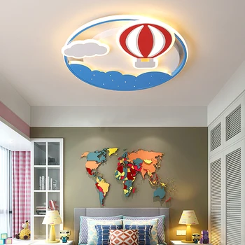 Простой скандинавский декор детской спальни, ультратонкие светодиодные лампы для комнаты, потолочный светильник с регулируемой яркостью, Современный светильник для украшения дома