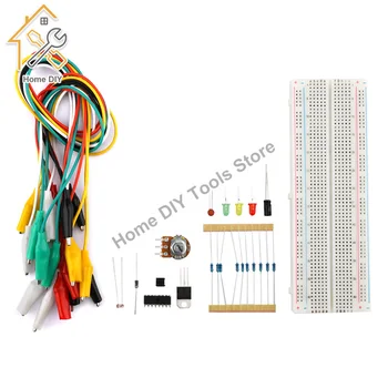 Стартовый набор Для Arduino R3 DIY Kit Электронный DIY Kit Набор электронных компонентов С Коробкой 830 Точек привязки Макетная плата