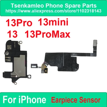 Оригинальный звук динамика для наушников для iPhone 13 mini Pro Max, верхний приемник наушников, гибкий кабель с сенсорным датчиком Promixity