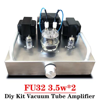 3,5 Вт * 2 Вакуумный ламповый усилитель Fu32 Diy Kit высокой мощности с низким уровнем Искажений Звук Согревает Усилитель Hi-FI Аудио