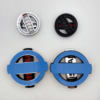 1 шт. 3D Наклейка на Рулевое колесо из АБС-пластика, Эмблема, Бампер, Логотип багажного отделения, передний и задний значок модели автомобиля, подходит для Nissan