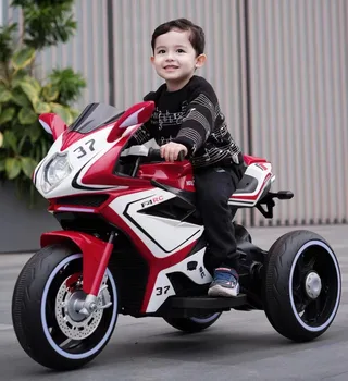 Пластиковый красный 6 В Детский электрический мотоцикл /Детские игрушки мотоцикл/Детский электромобиль/электрическая поездка на мотоцикле
