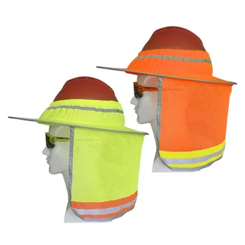 Летний козырек, светоотражающая крышка, защитная каска, шейный щит, шлемы, Светоотражающая полоса, полезная для строительных рабочих