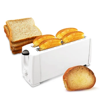 Тостер для хлеба, Сэндвичница Стандарта ЕС 220 В, Машина для поджаривания 4 Ломтиков, Кухонные Принадлежности Для Домашнего приготовления Хлеба для завтрака
