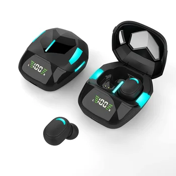 Новые Наушники TWS Bluetooth, настоящие беспроводные наушники, сенсорная спортивная гарнитура, водонепроницаемые С микрофоном, музыкальные наушники для всех смартфонов