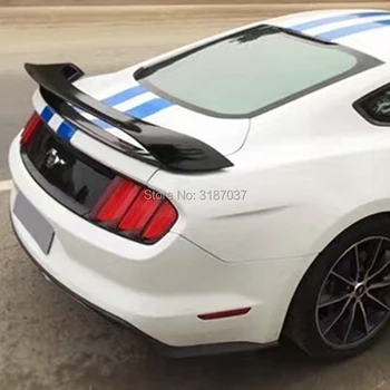 Для Ford Mustang 2015 2016 2017, Высококачественный АБС-пластик, задний спойлер на крыше, крыло, багажник, крышка багажника, Автомобильный стайлинг