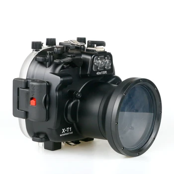 130 футов/40 м Водонепроницаемый Подводный Корпус Камеры Чехол для Дайвинга Fujifilm XT1 Fuji X-T1 18-55 мм Сумка для Камеры Чехол