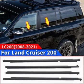 Для 2008-2021 2020 2019 2018 Toyota Land Cruiser 200 Наружная Оконная прокладка автомобиля LC200 FJ200 Внешние Аксессуары Уплотнительная прокладка