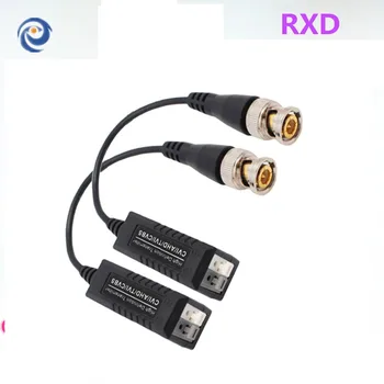 RXD Пассивный Видеобалун CVI/AHD, Приемопередатчик 600 м, Передатчик витой пары, CCTV UTP, Балун с BNC-разъемом CAT5