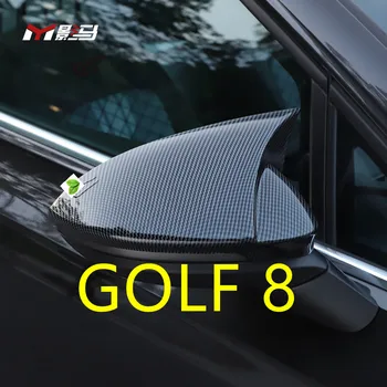 Для Golf 8 специальный рожок корпус зеркала заднего вида MK8 Pro Rline модификация внешнего вида украшение крышка зеркала заднего вида