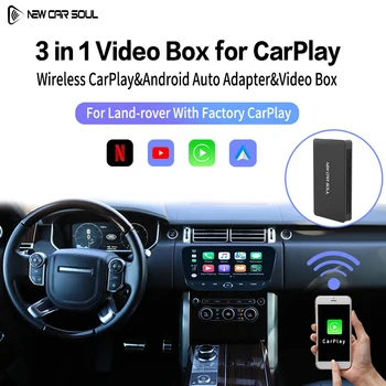 Беспроводной Carplay Ai Box Android 13 Поддержка Netflix Spotif Tv Box Android Auto Адаптер беспроводной мультимедийной коробки для Audi Renault