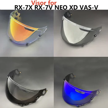 Защитный козырек шлема для RX-7X RX-7V NEO XD VAS-V Capacete Moto Солнцезащитный Козырек на Лобовое стекло, Высокопрочные Детали Мотоциклетного Шлема