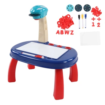 Многофункциональный детский проектор для рисования, стол для рисования, проекционная доска для рисования, набор развивающих игрушек